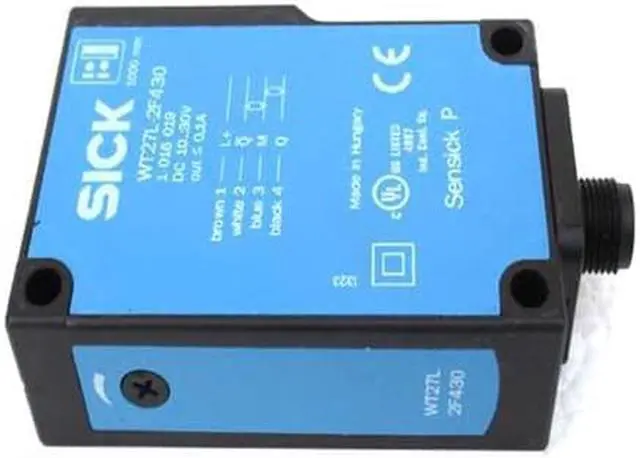 Main image of SICK WT27L-2F430 Photoelectric Proximity Sensor,PNP,New