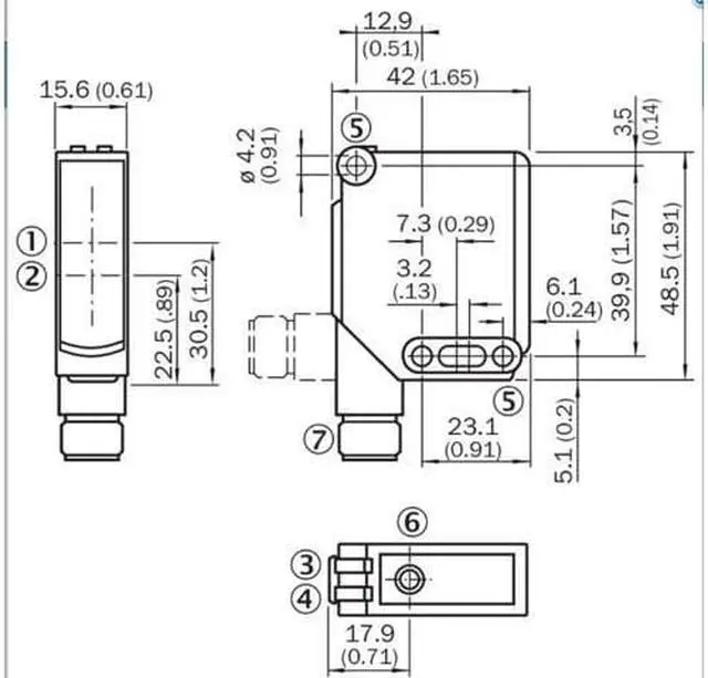 Alt view image 2 of 5 - SICK WTE11-2P2432 Photoelectric proximity sensor ,PNP,New