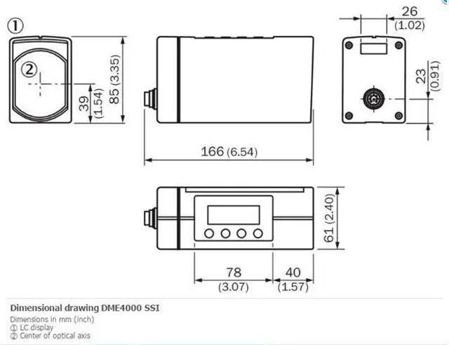 Alt view image 2 of 5 - SICK DME4000-111 Long range Distance Sensors New