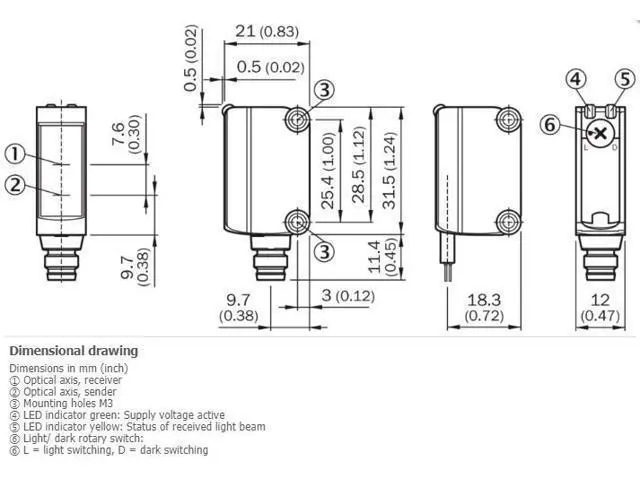 Alt view image 2 of 5 - Sick GTE6-P1212 Miniature Photoelectric Sensors,PNP,New