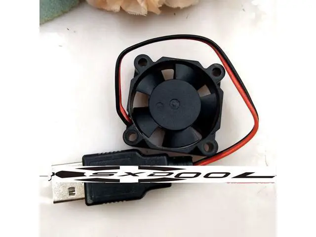 Alt view image 2 of 3 - DELTA AFB03505LA 5V 0.11/0.09A 35*35*10 hard disk box graphics card fan 3510 2-wire USB plug