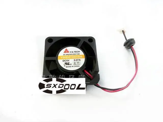 Main image of Y.S TECH YW03015005BM DC 5V 0.07A 30mm 3015 mute double ball bearing cooling fan 2-wire