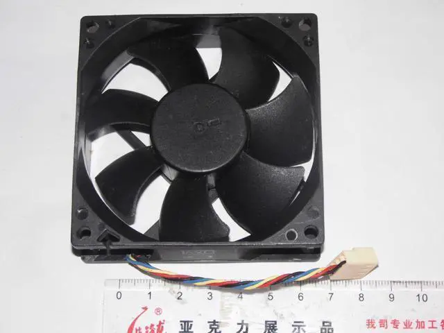 Alt view image 3 of 3 - AVC 80x25mm DS08025R12U P195 P158 12V 0.7A 4 Wires 4 Pins Case Fan 8CM CPU Cooler For 1VVH1 Dell XPS 8000