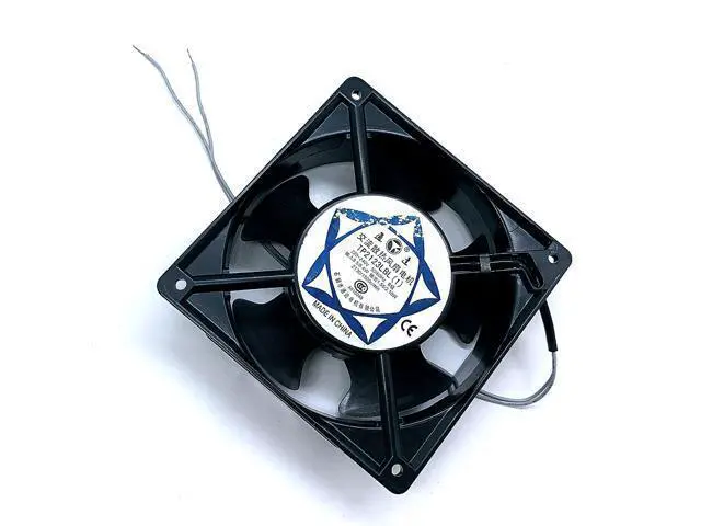 Alt view image 3 of 5 - tp2123lbl 120mm 12cm AC 220V 12038 220V 240V Industrial Cabinet Solder Smoke Exhaust Cooling Fan 12cm Double Ball Axial Flow Fan