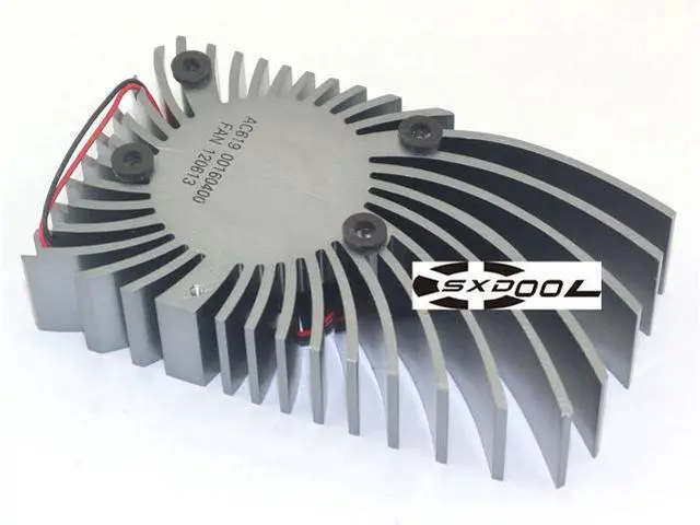 Alt view image 2 of 4 - For ASUS GT620-1GD3-L-V2 graphics card radiator & cooling fan