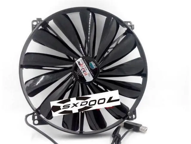 Main image of 5V USB cooling fan Cooler Master A20020-07CA-2JN-F1 5V 0.30A 20CM 20020 round cooler