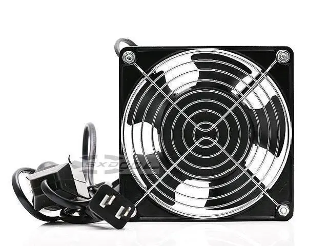 Alt view image 2 of 3 - Speed regulation 12CM double ball durable 220V 240V cabinet soldering smoke smoke exhaust mute AC cooling fan 12038 SUNON DP200A P/N: 2123HBL pure copper core
