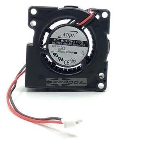 Main image of ADDA AB5012HB-C01 5cm 5020 12V 0.21A 50mm x 20mm Blower Turbo Fan 2-wire 2-pin