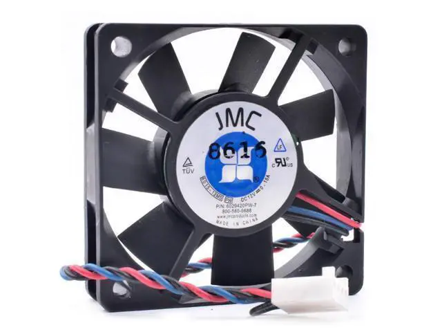 Alt view image 2 of 4 - Original JMC 6015-12MS 6cm 6015 DC12V 0.15A CPU silent fan 60*60*15MM