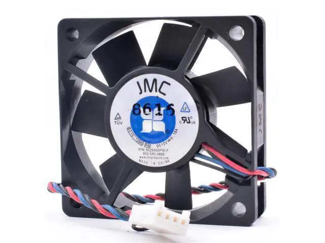Alt view image 4 of 4 - Original JMC 6015-12MS 6cm 6015 DC12V 0.15A CPU silent fan 60*60*15MM