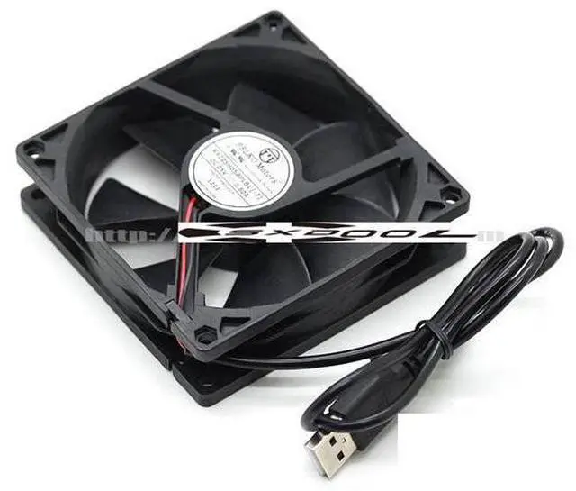 Main image of Original KELKO PELKO MOTORS 9 cm double ball bearing 9025 5V USB fan R9225H05BPLB1 cooler