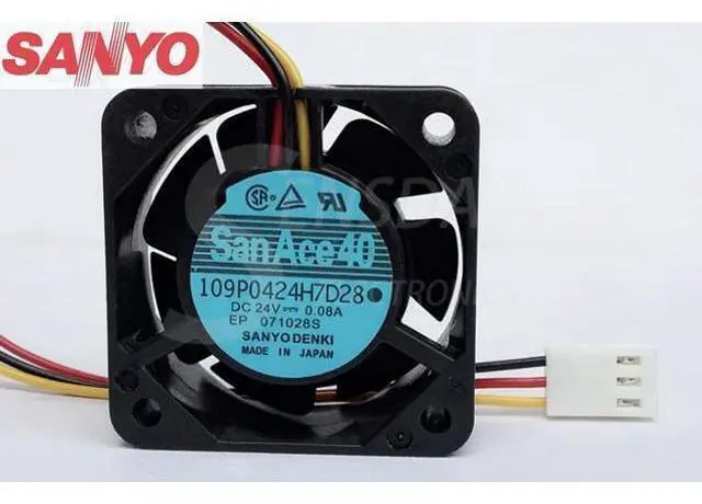 Main image of 109P0424H7D28 4015 Cooling Fans P/N: A90L-0001-0441/39 DC24V 0.08A server fan