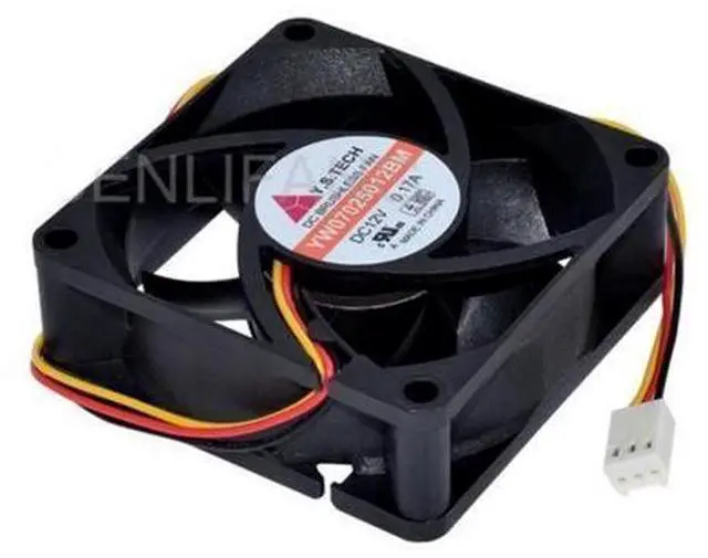 Alt view image 6 of 6 - NEW original Y.S TECH YW07025012BM DC 12V 0.17A 7cm 70mm 3-Pin 70x25mm Cooler Fan