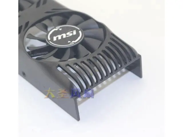 Alt view image 2 of 3 - New original For MSI GTX1650 half-height knife card graphics cooling fan 156mm x 55mm x29mm