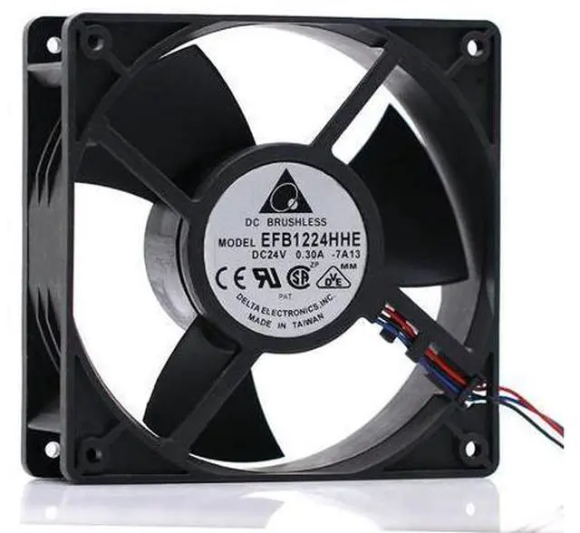 Main image of EFB1224HHE 120mm DC 24V Server Cooling Fan Delta 12038 12cm High Speed Air Volume Inverter Cooling Fan
