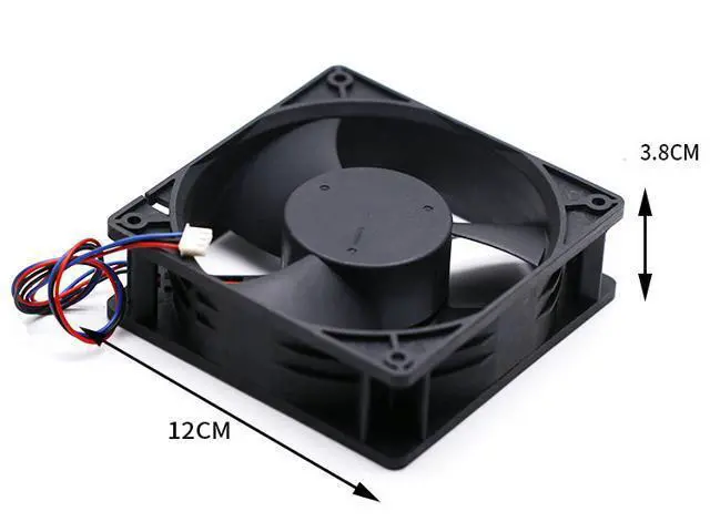 Alt view image 6 of 6 - EFB1224HHE 120mm DC 24V Server Cooling Fan Delta 12038 12cm High Speed Air Volume Inverter Cooling Fan