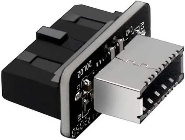 Main image of Motherboard USB3.0 19P/20P to Type-E Adapter,USB 3.0 (3.1 Gen 2) Vertical 19PIN to 3.1 Type-C Front Panel Header Adapter 20 Pin to 19 Pin Type-E Expansion Card