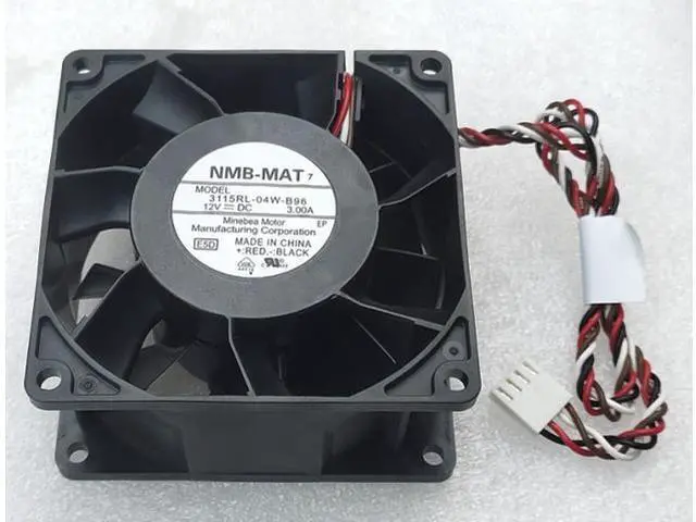 Main image of NMB 3115RL-04W-B96 DC12V 3A 80*80*38MM 8CM High speed PWM control cooling fan