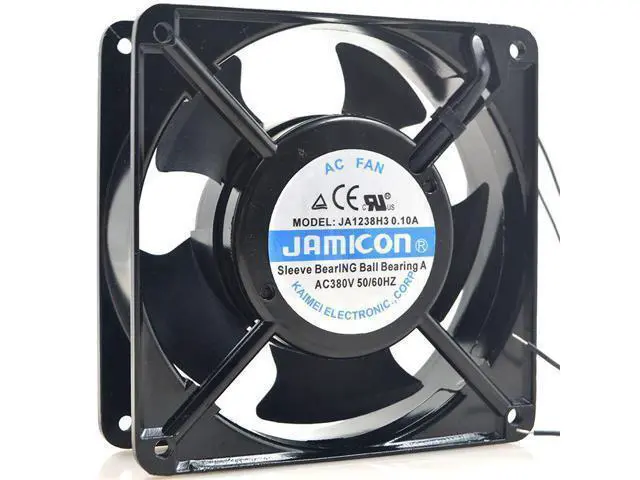 Alt view image 2 of 5 - JAMICON JA1238H3 380V 12CM 12038 120MM X 38MM AC cooling fan
