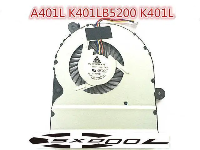 Alt view image 3 of 3 - New For ASUS A401L K401LB5200 K401LB V405L A401U laptop fan