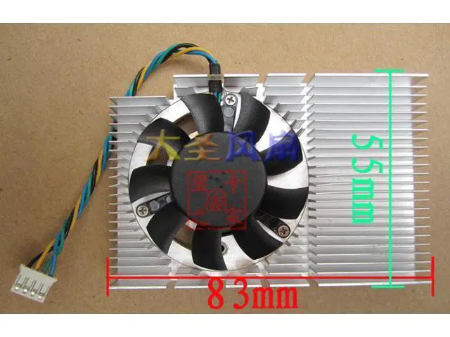Alt view image 2 of 4 - For NVIDIA Nvidia knife card knife version graphics card radiator 83mm X 55mm fan (heat sink & fan)
