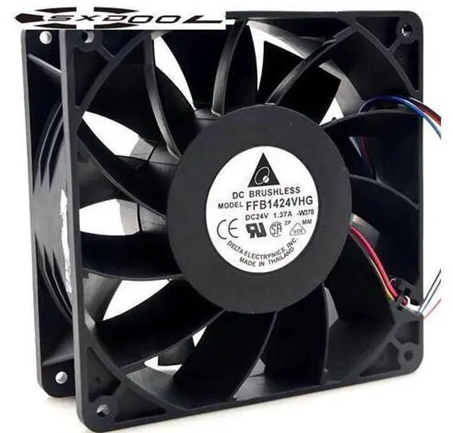 Main image of Original DELTA FFB1424VHG 24V 1.37A 14CM 14050 large air volume violent inverter fan 4-wire 4-pin