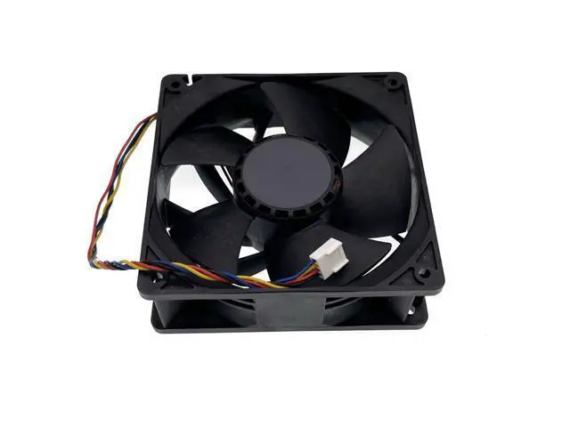 Alt view image 2 of 4 - Miner Mining Fan High Speed CFM Airflow,120mm 12V 6000RPM,12038 DBPJ1238B2F 120X120X38mm Dual Ball Bearing Powerful Cooler GPU