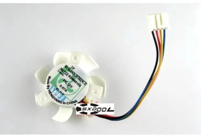 Main image of For NVIDIA GeForce 310 video card fan XINRUILIAN RSM4010S 12V 0.07A 4 wires 4 pins pwm