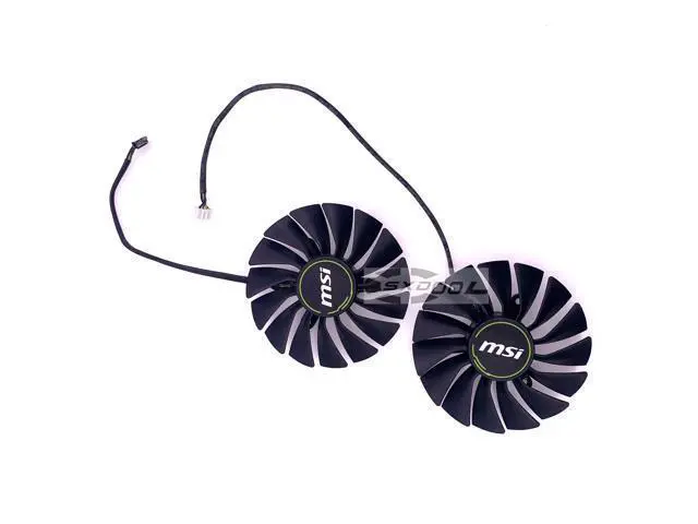 Alt view image 3 of 4 - 1 Pair 88mm original POWER LOGIC PLA09215B12H 12V 0.55 RTX 2080 Ti VENTUS OC Graphic Cooler fan For MSI Geforce RTX 2080Ti 2080 Super Video Card Fan