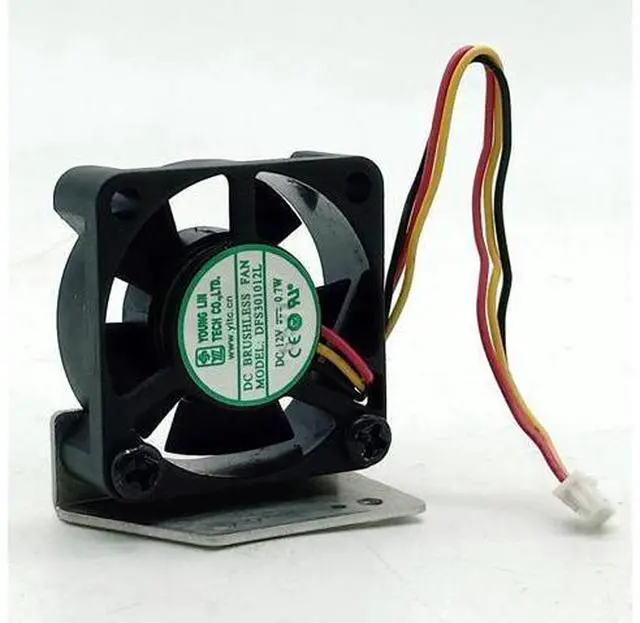 Main image of Original 3010 12V 3-wire set-top box mute cooling device fan 3CM DFS301012L DC12V with iron sheet