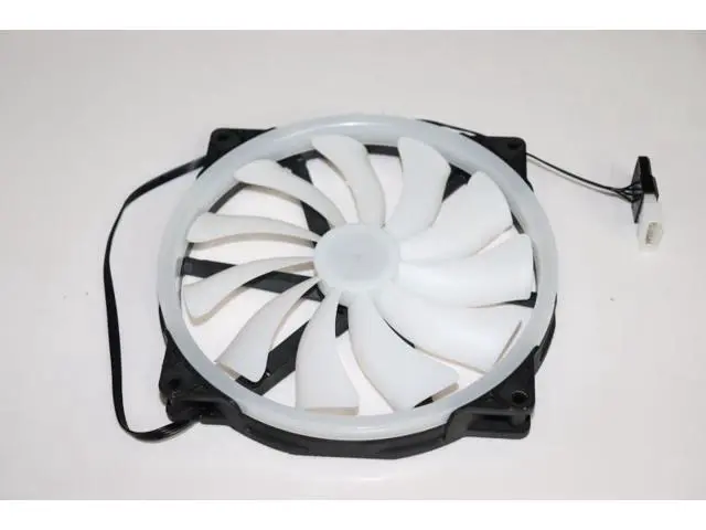 Alt view image 7 of 7 - 20CM color aperture race-changing fan chassis cooling 200mm x 30mm 20030 large fan LED color-changing horse-changing color aperture for King Kong AW309 Tt V cube