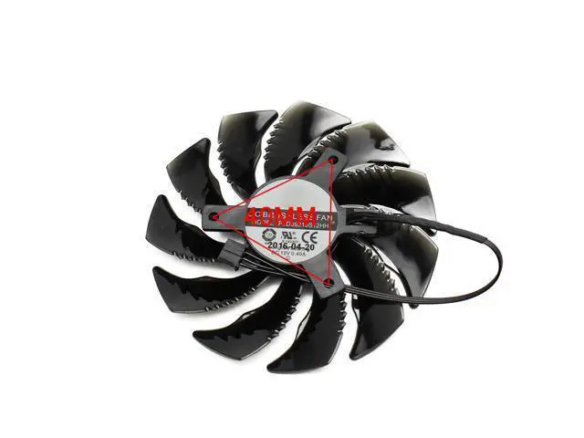 Alt view image 2 of 4 - PLD09210S12HH 87MM Cooler Fan Gigabyte GTX 1050 Ti mini RX 470 480 G1 Graphics Card 12V 0.40A 3Pin Cooling Fan