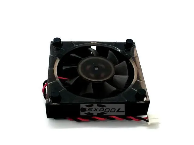 Alt view image 3 of 5 - Knife card 6CM hole pitch dedicated fan For ATI Radeon HD4350 4300 graphics card dedicated fan 52mm x 52mm x 12mm diagonal screw distance 60mm