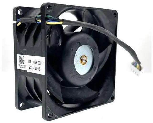 Alt view image 4 of 4 - 12v Ball Bearing Cooling Fan 8038,New for AVC DYTB0838B2U 2.1A 80X38mm 4-pin PWM,High Speed CFM Air Flow,for Car Boost Miner