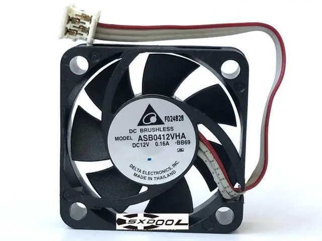 Main image of Delta 4010 ASB0412VHA -BB69 12V 0.16A 3wires 3 pins case fan 4cm cpu fan