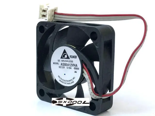 Alt view image 3 of 4 - Delta 4010 ASB0412VHA -BB69 12V 0.16A 3wires 3 pins case fan 4cm cpu fan