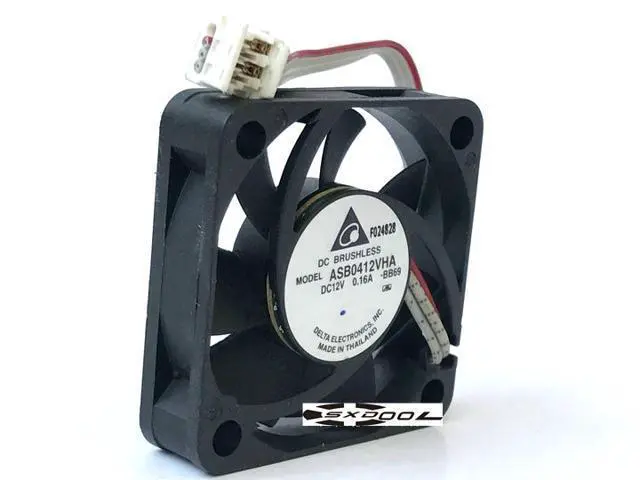 Alt view image 4 of 4 - Delta 4010 ASB0412VHA -BB69 12V 0.16A 3wires 3 pins case fan 4cm cpu fan