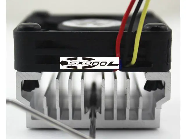 Alt view image 2 of 7 - Original Delta ASB0405HA-A 5V 0.16A Industrial PC North and South Bridge radiator FHSA4010S-1681 (fan & heat sink)