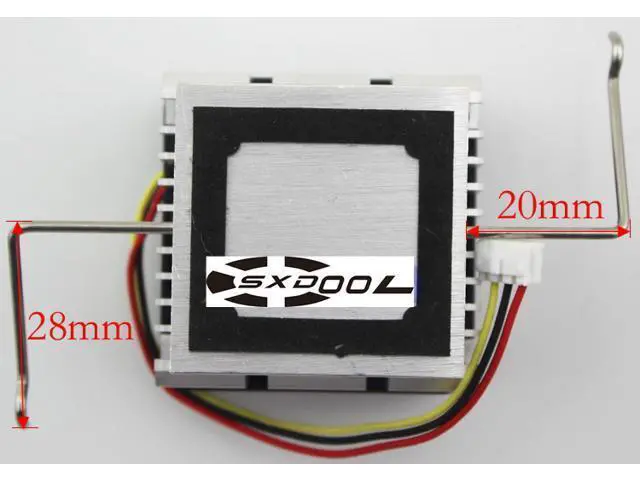 Alt view image 6 of 7 - Original Delta ASB0405HA-A 5V 0.16A Industrial PC North and South Bridge radiator FHSA4010S-1681 (fan & heat sink)