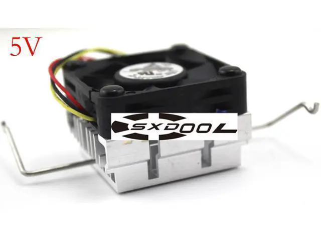 Alt view image 7 of 7 - Original Delta ASB0405HA-A 5V 0.16A Industrial PC North and South Bridge radiator FHSA4010S-1681 (fan & heat sink)