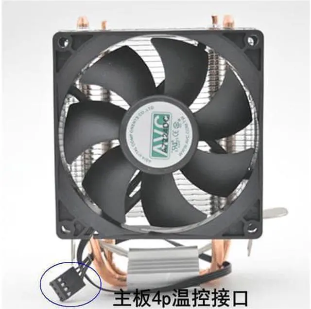 Main image of New dual copper tube temperature control mute cpu fan for AMD AMD FM2 AM2 AM3 AM4 Intel 775 1150 1200 multi-platform CPU cooler