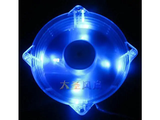 Alt view image 4 of 4 - For GIGABYTE 8cm 80mm x 25mm Blue Glare LED Ball bearing Fan DC 12V 0.10A F128025DL