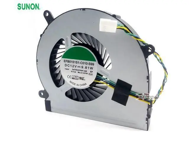 Alt view image 3 of 6 - NEW For Dell Inspiron 24-5459 V5450 5460 All-in-one fan EFB0151S1-C010-S99 fan 23.8" cooler DYKW1-A00