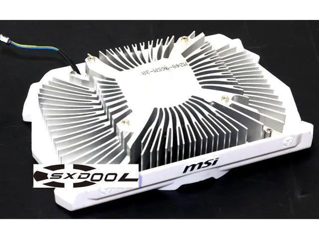 Alt view image 2 of 4 - For MSI GTX 950 58*58mm 48*48mm hole pitch XY-D09015S graphics card radiator & fan (58mm)