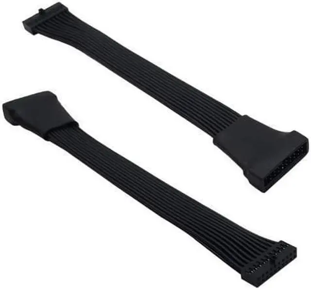 Main image of (2-Pack) Small Mini USB 3.0 19 Pin Internal Extension Header Adapter Cable for Motherboard 5.9-inch(15cm)
