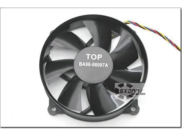 Alt view image 2 of 7 - AVC DF0922512SEHN DC12V 0.35A 9025 round CPU fan 9.5cm chassis fan 4-pin PWM hydraulic bearing cooling fan