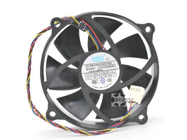 Alt view image 7 of 7 - AVC DF0922512SEHN DC12V 0.35A 9025 round CPU fan 9.5cm chassis fan 4-pin PWM hydraulic bearing cooling fan