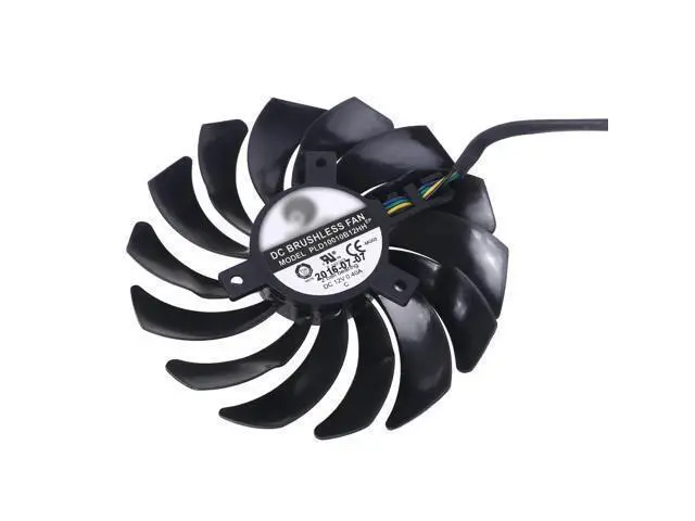 Alt view image 5 of 6 - 1 pair PLD10010S12HH FOR MSI Radeon RX480 580 GTX1080Ti 1070 Graphics Card Cooler Fan 12V