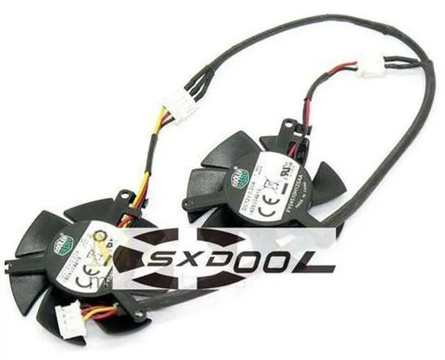 Main image of For MSI R6450 6570 6670 Blizzard V5 graphics card fan 45mm,Hole distance: 39*39*39mm (2P&3P with one point and two connections) wiring cooler master FY04510H12SAA 12V 0.20A