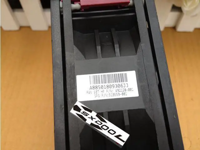 Alt view image 6 of 6 - For HP 519559-001 ML370 DL370 G6 cooler 492120-001 server fan Delta PFD0912DE DC12V 4.32A